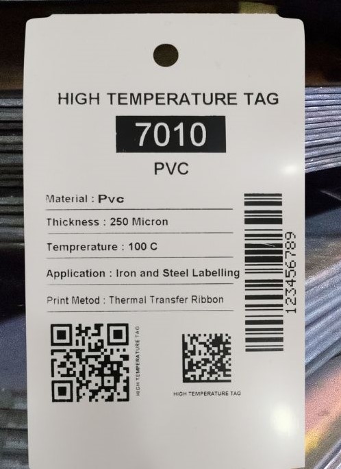  PVC Polivinil 250 Mikron Sallantı Etiket (7010)