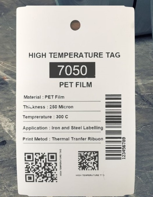 Polyester 250 Mikron Sallantı Etiket (7050)