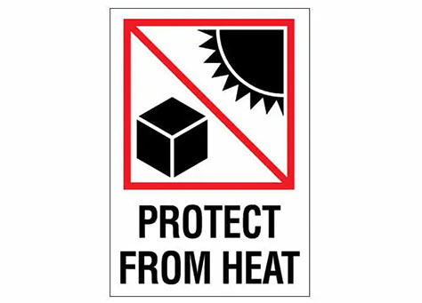 Protect From Sunlight Label