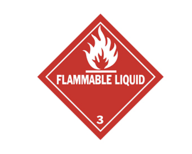 Yanıcı Sıvı Madde Tehlike Etiketleri