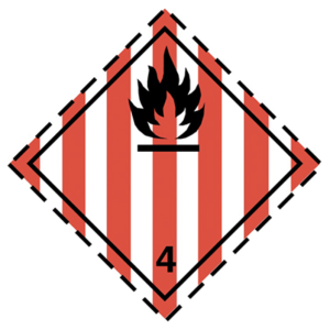 Yanıcı Katı Madde Tehlike Etiketleri