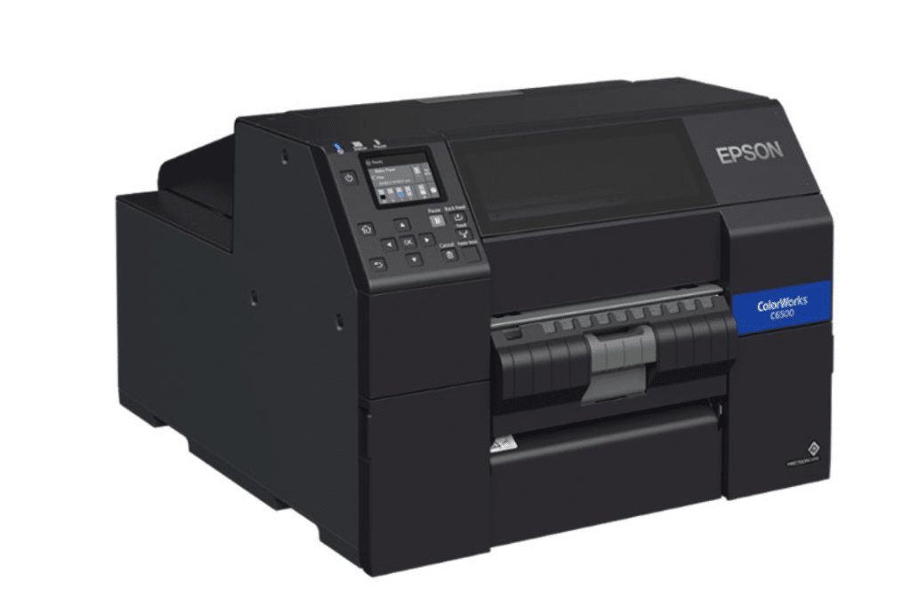 EPSON COLORWORKS CW-C6500AE · COLOR INKJET LABEL PRINTER | | EGEN